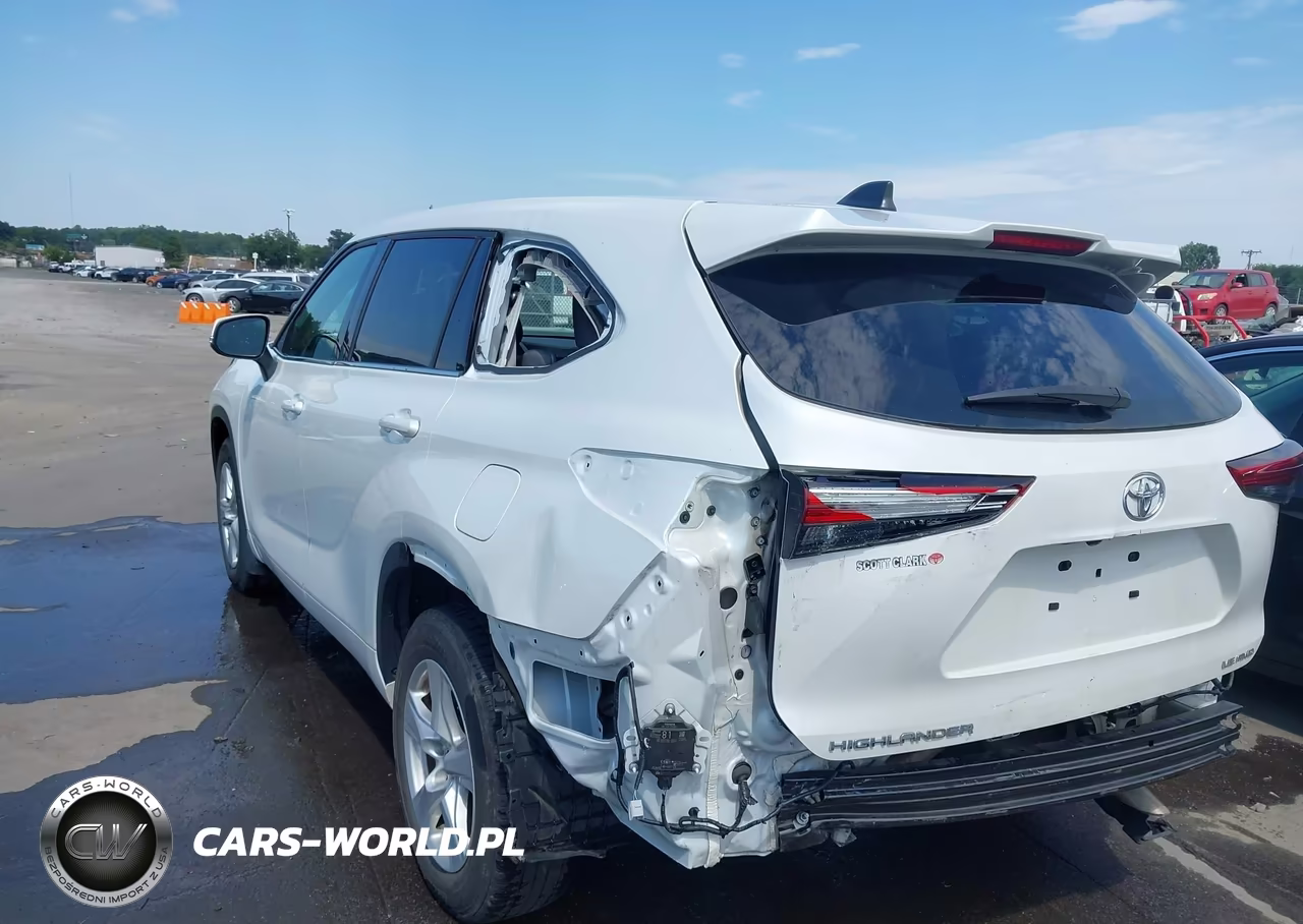 2022 Toyota Highlander Le VIN:5TDBZRBH0NS578609 - 3
