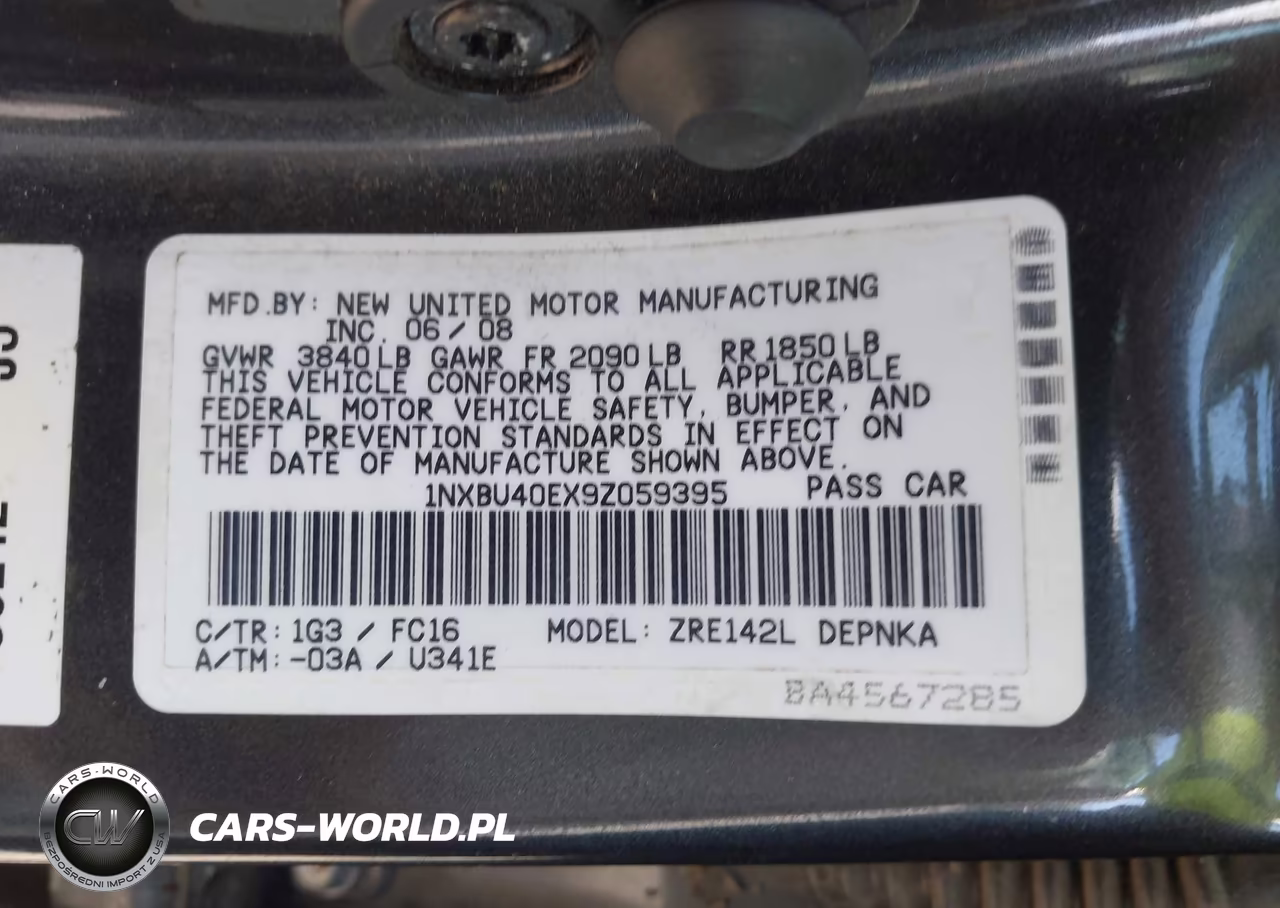 2009 Toyota Corolla Xle VIN:1NXBU40EX9Z059395 - 9