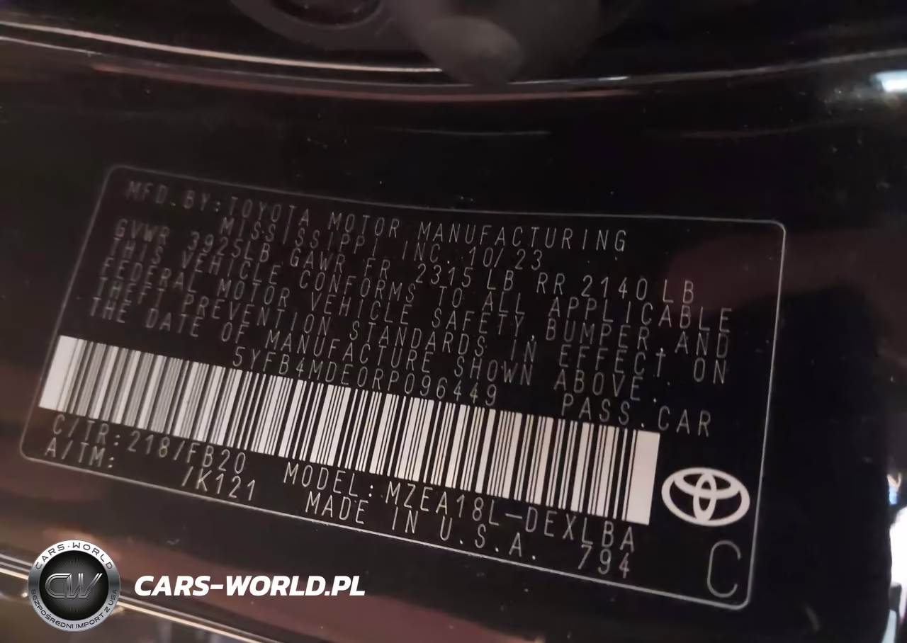 2024 Toyota Corolla Le VIN:5YFB4MDE0RP096449 - 9
