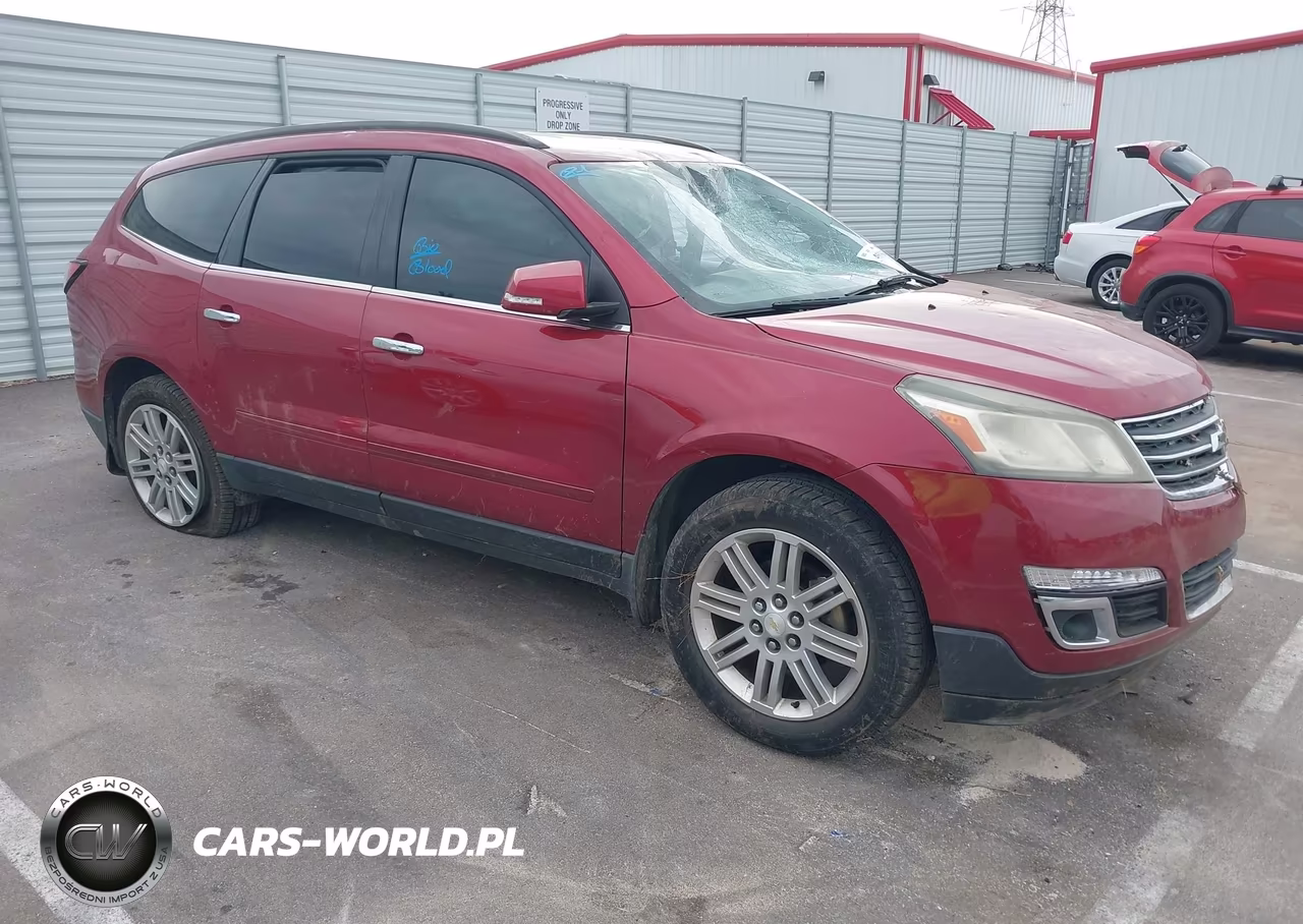 2014 Chevrolet Traverse Lt VIN:1GNKRGKD7EJ135895 - 1