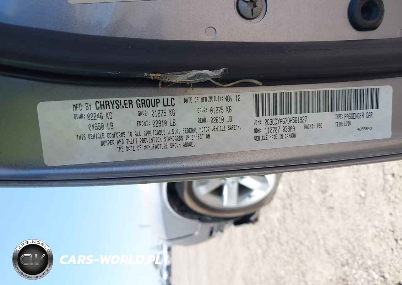 2013 Dodge Challenger Sxt VIN:2C3CDYAG7DH561927 - 9