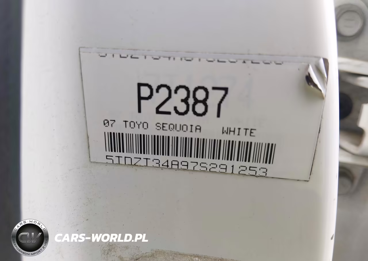 2007 Toyota Sequoia Sr5 VIN:5TDZT34A97S291253 - 12