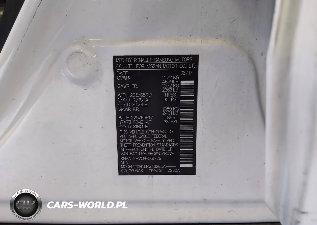 2017 Nissan Rogue S VIN:KNMAT2MV5HP561729 - 9