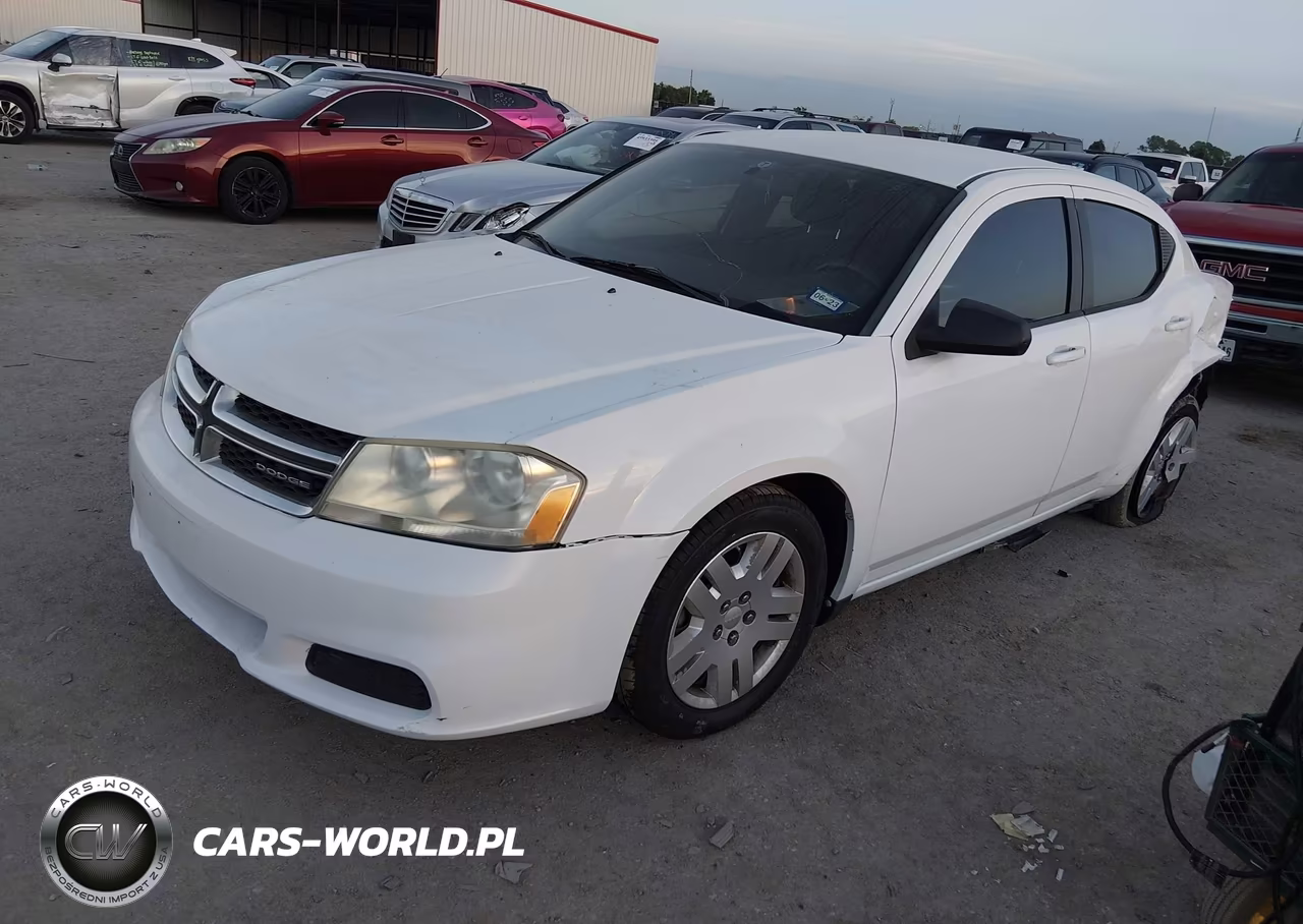 2012 Dodge Avenger Se VIN:1C3CDZAB5CN109992 - 2