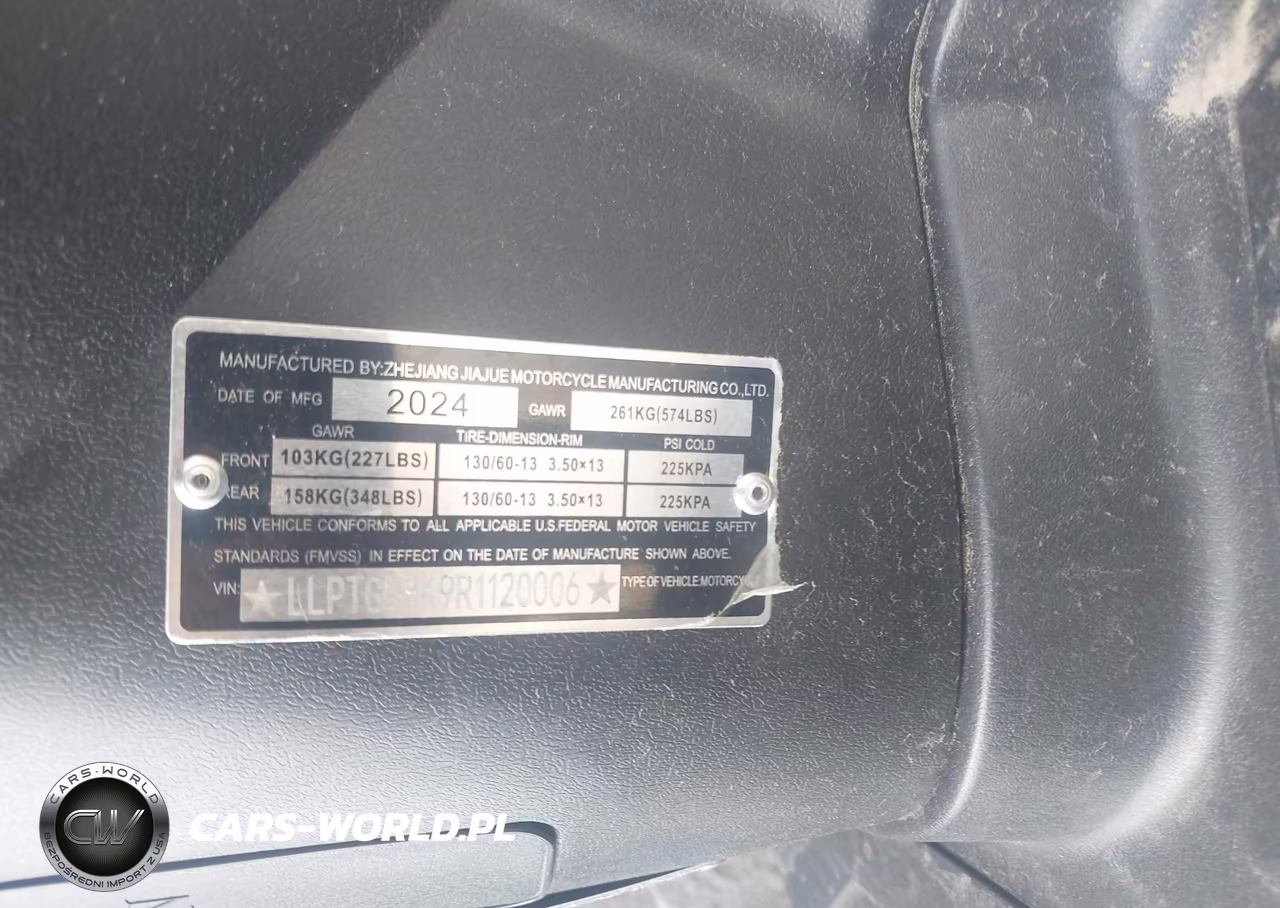 2024 Jiajue Jj200T VIN:LLPTGLHK9R1120006 - 10