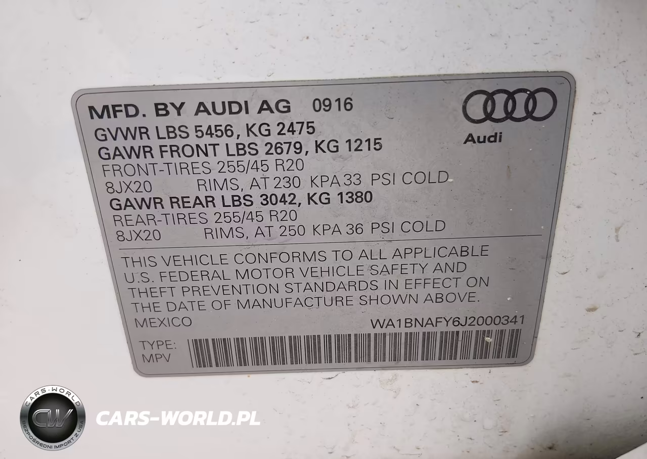 2018 Audi Q5 2.0T Premium-2.0T Tech Premium VIN:WA1BNAFY6J2000341 - 9