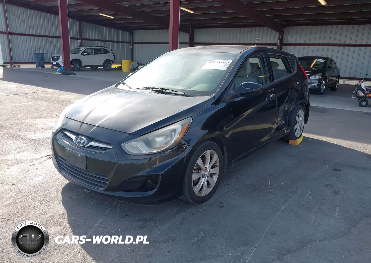 2012 Hyundai Accent Se VIN:KMHCU5AE1CU013907 - 2