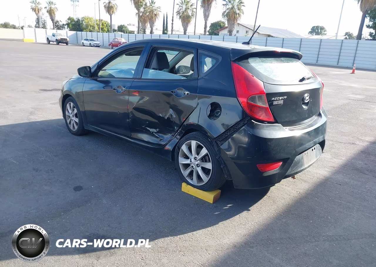 2012 Hyundai Accent Se VIN:KMHCU5AE1CU013907 - 3