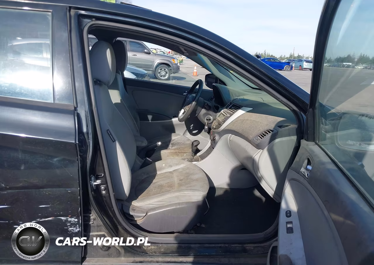 2012 Hyundai Accent Se VIN:KMHCU5AE1CU013907 - 5