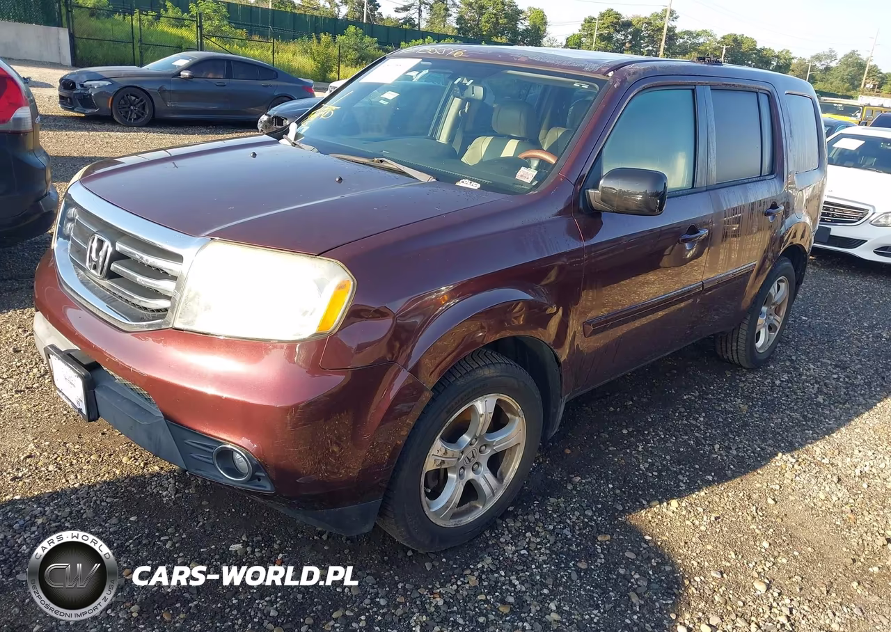 2013 Honda Pilot Ex-L VIN:5FNYF4H58DB053772 - 2