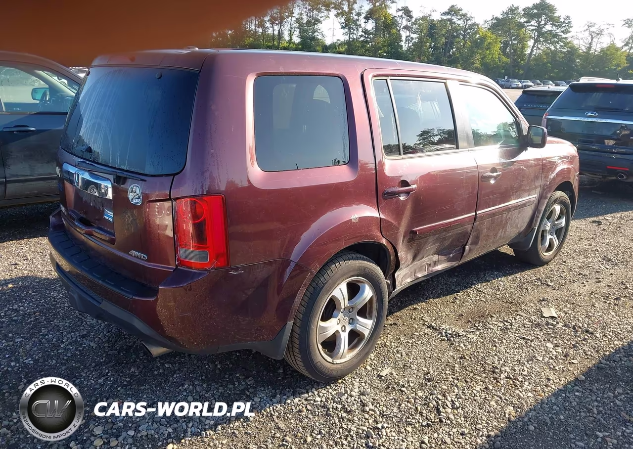2013 Honda Pilot Ex-L VIN:5FNYF4H58DB053772 - 4