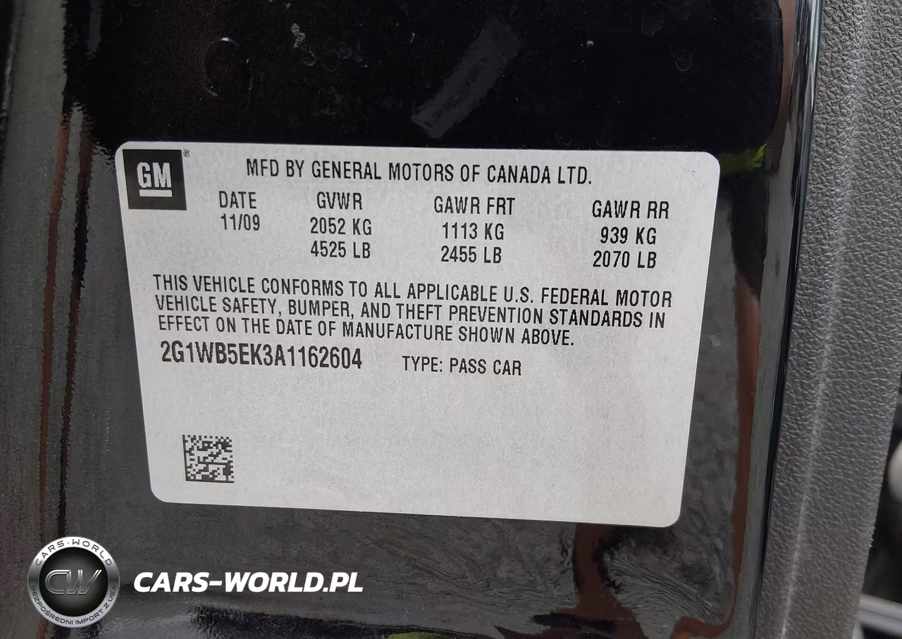2010 Chevrolet Impala Lt VIN:2G1WB5EK3A1162604 - 9