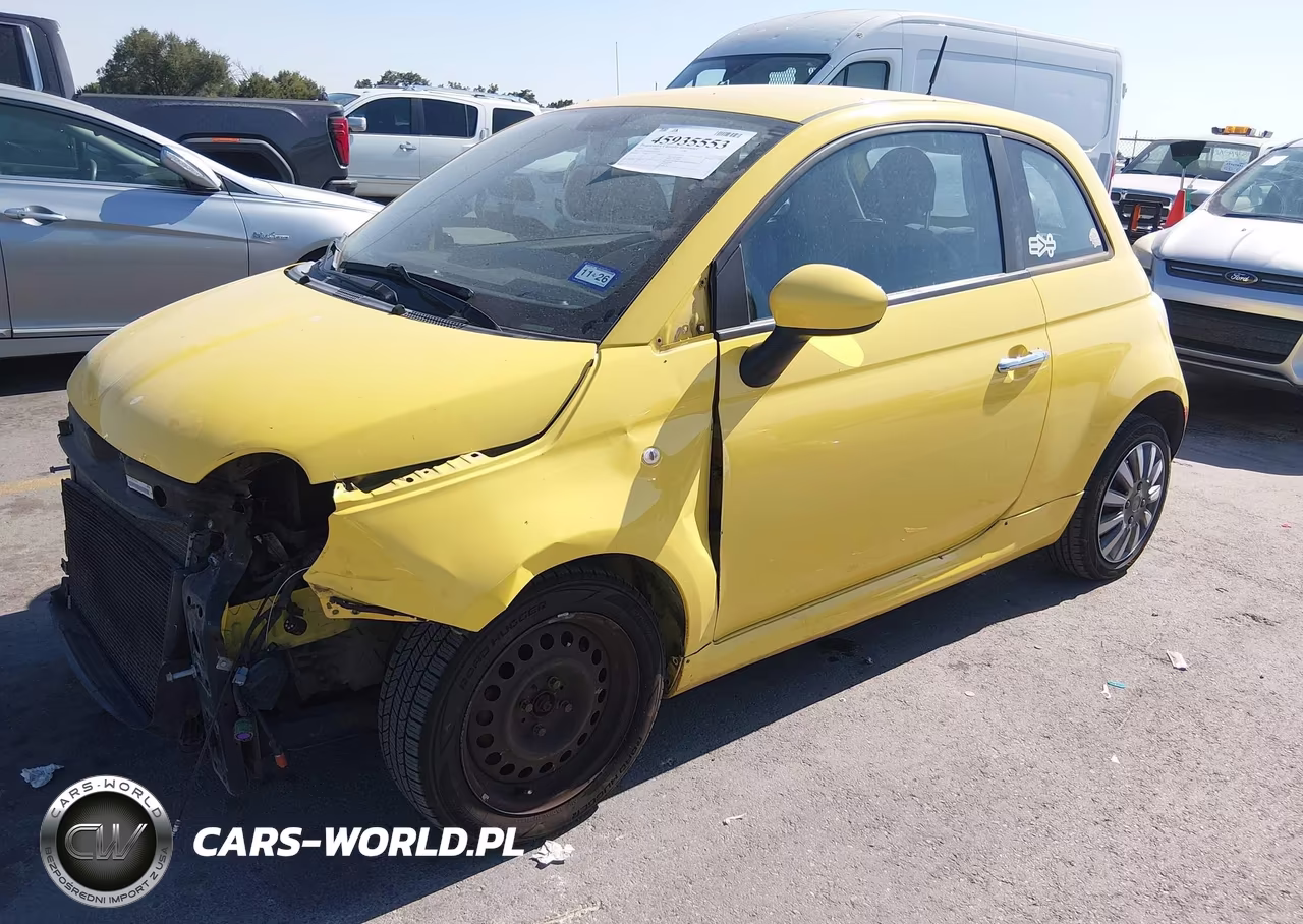 2012 Fiat 500 Pop VIN:3C3CFFAR5CT127446 - 2