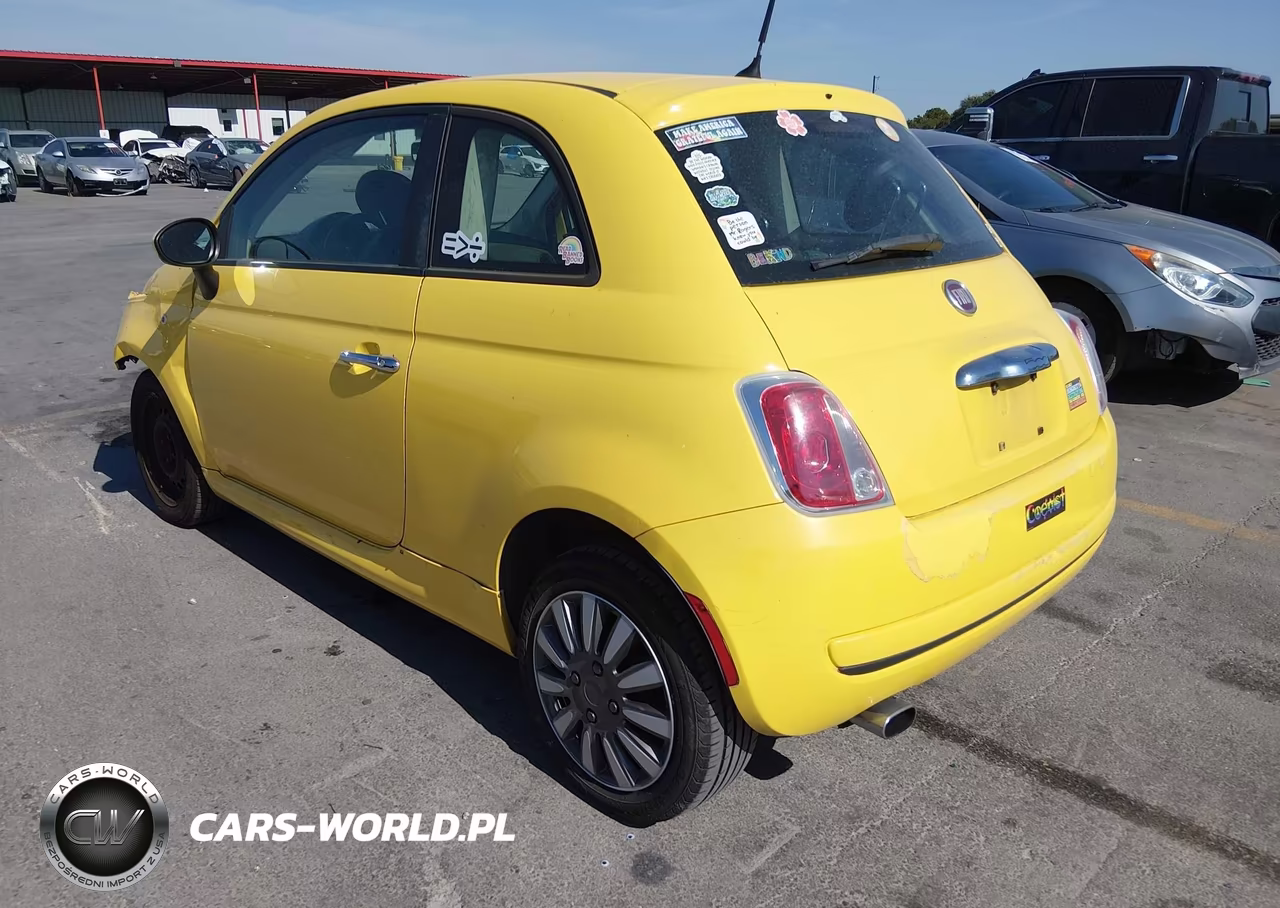 2012 Fiat 500 Pop VIN:3C3CFFAR5CT127446 - 3