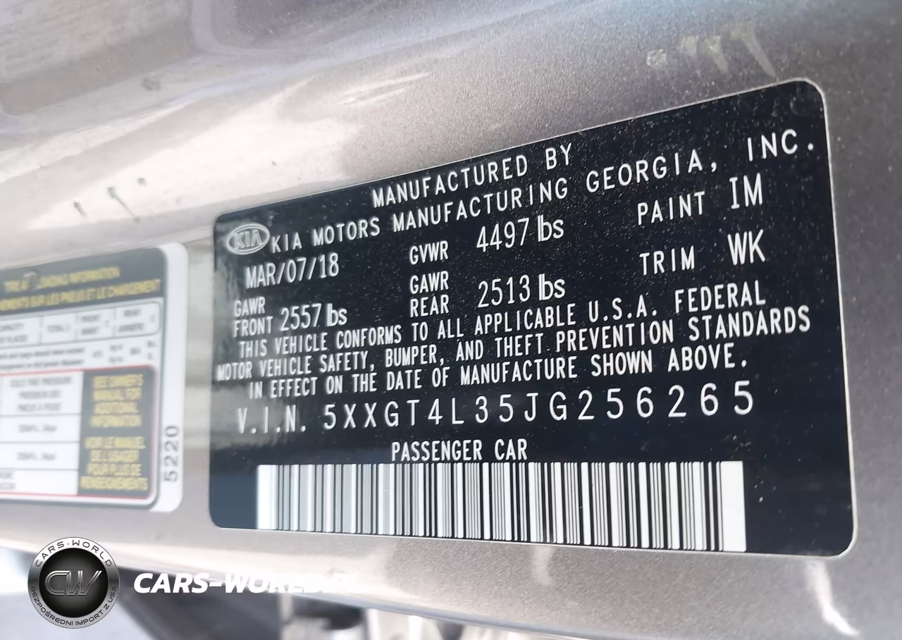 2018 Kia Optima Lx VIN:5XXGT4L35JG256265 - 9