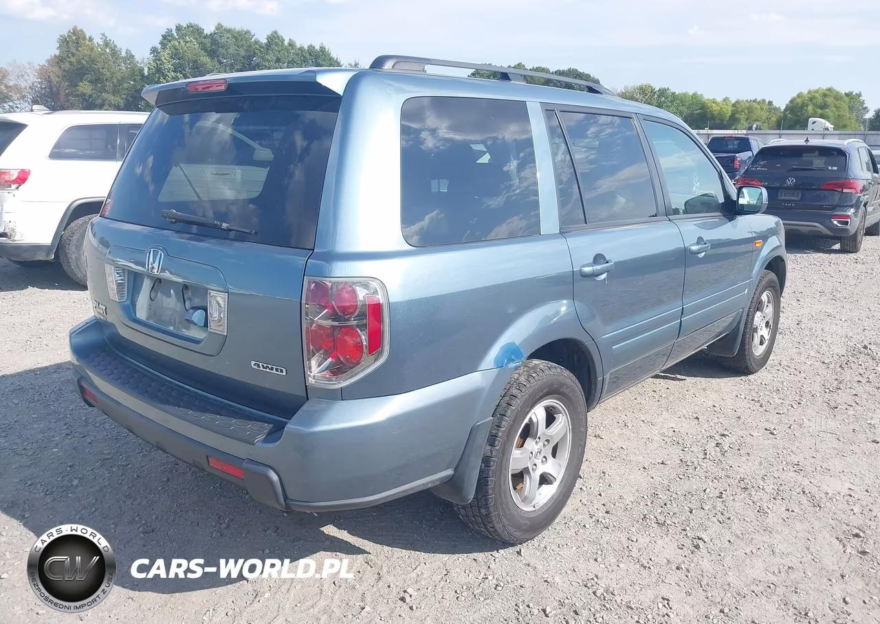 2006 Honda Pilot Ex-L VIN:2HKYF18786H563026 - 4
