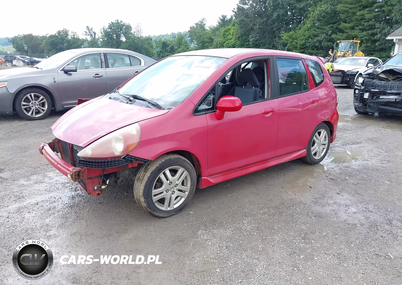 2007 Honda Fit Sport VIN:JHMGD38697S030298 - 2