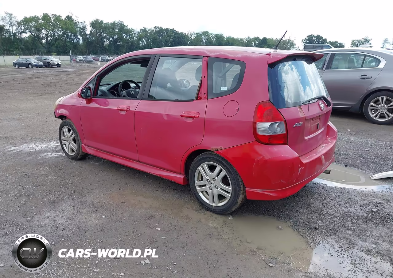 2007 Honda Fit Sport VIN:JHMGD38697S030298 - 3