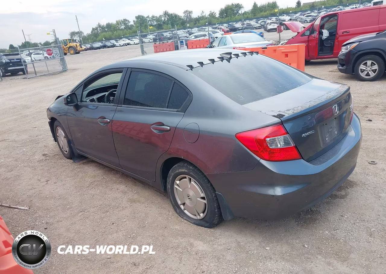 2012 Honda Civic Hf VIN:2HGFB2F62CH320787 - 3