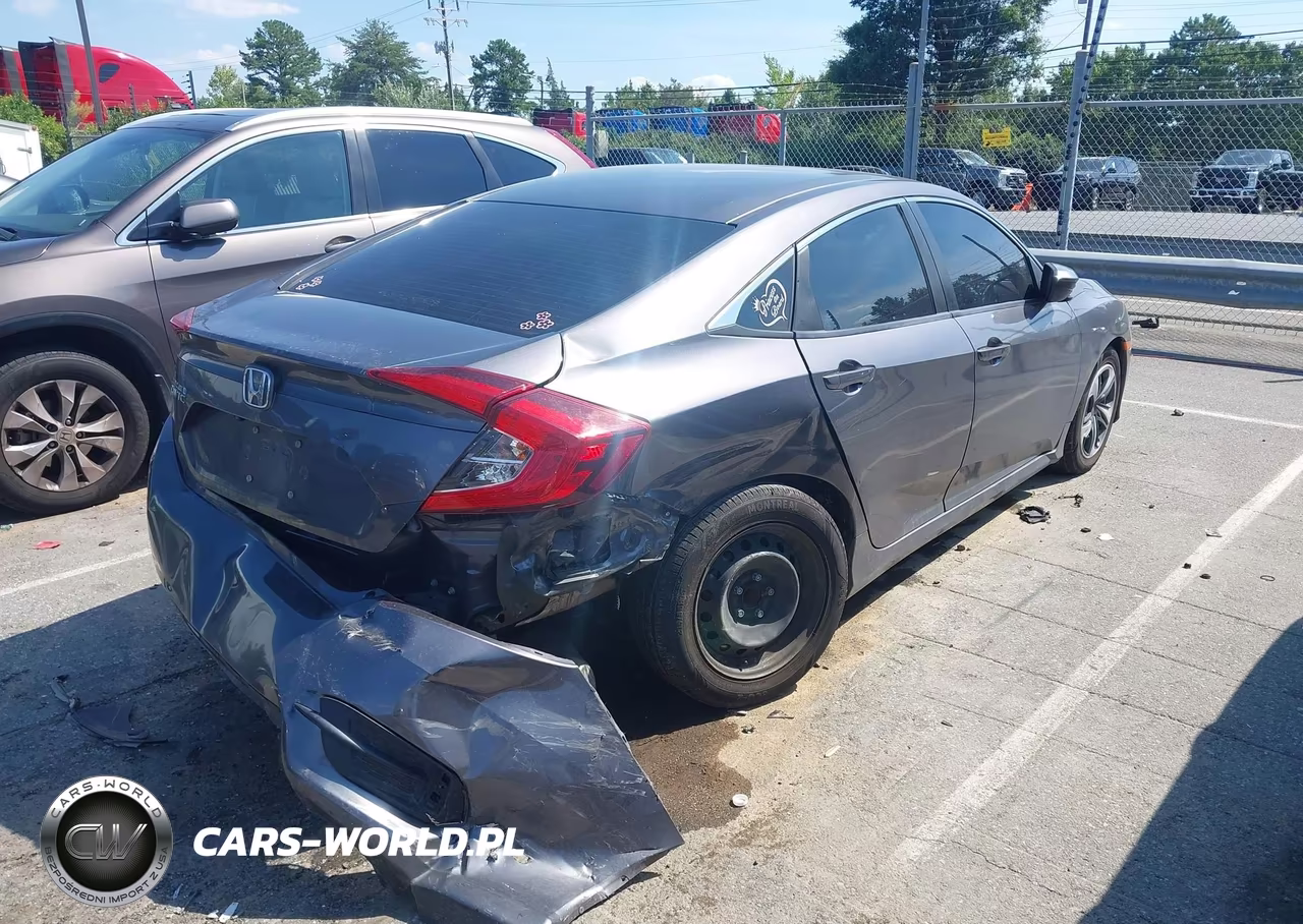 2021 Honda Civic Lx VIN:2HGFC2F6XMH534974 - 4