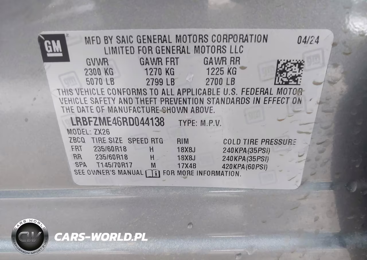 2024 Buick Envision Preferred Awd VIN:LRBFZME46RD044138 - 9
