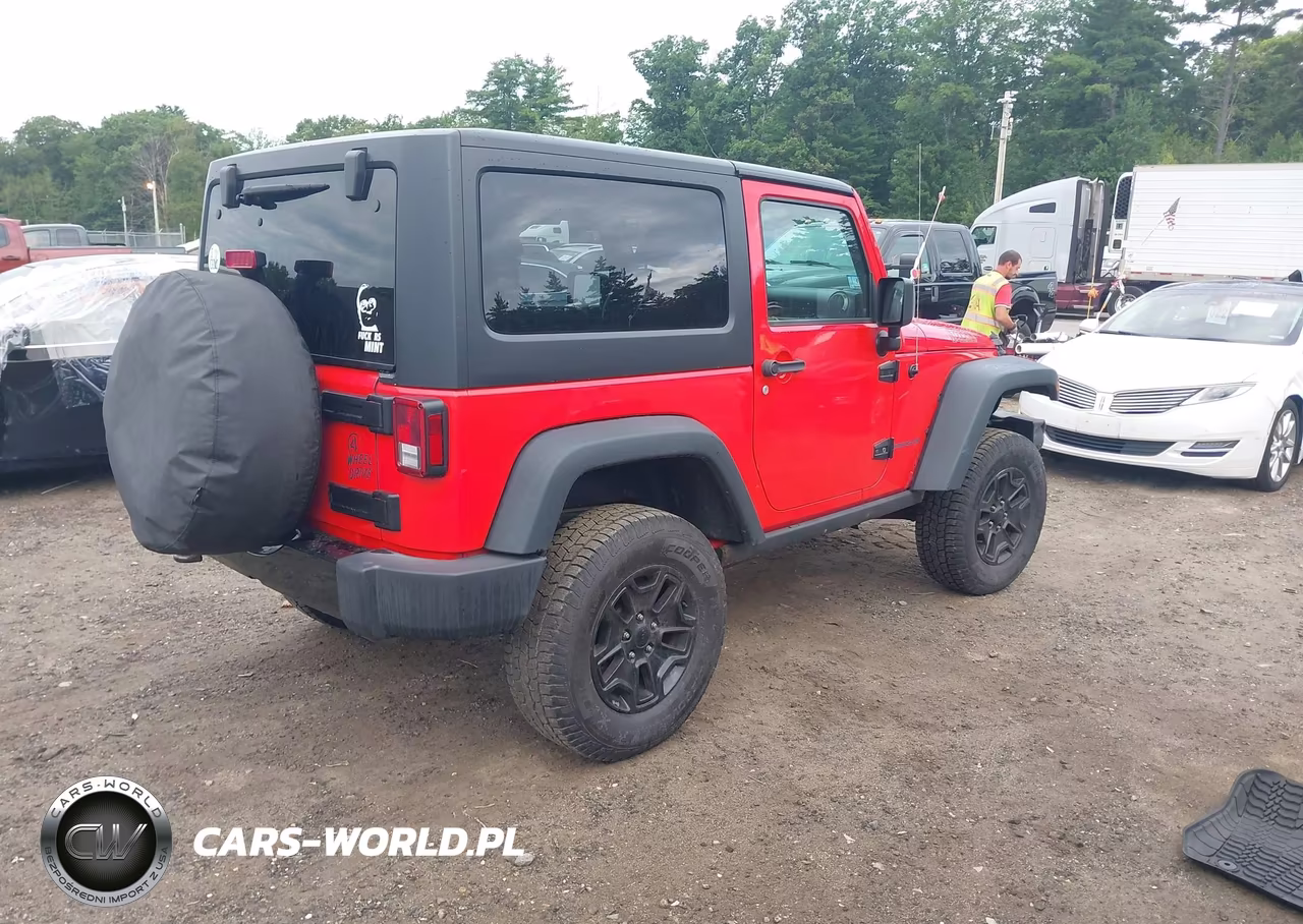 2016 Jeep Wrangler Willys Wheeler VIN:1C4AJWAG1GL302440 - 4