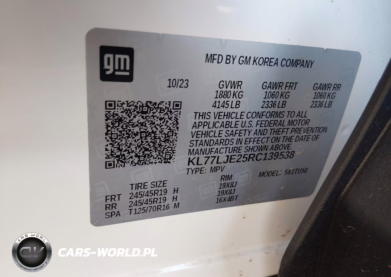 2024 Chevrolet Trax Fwd 2Rs VIN:KL77LJE25RC139538 - 9