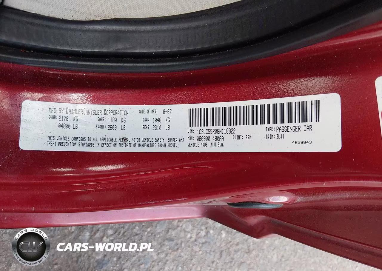 2008 Chrysler Sebring Touring VIN:1C3LC55R08N118822 - 9