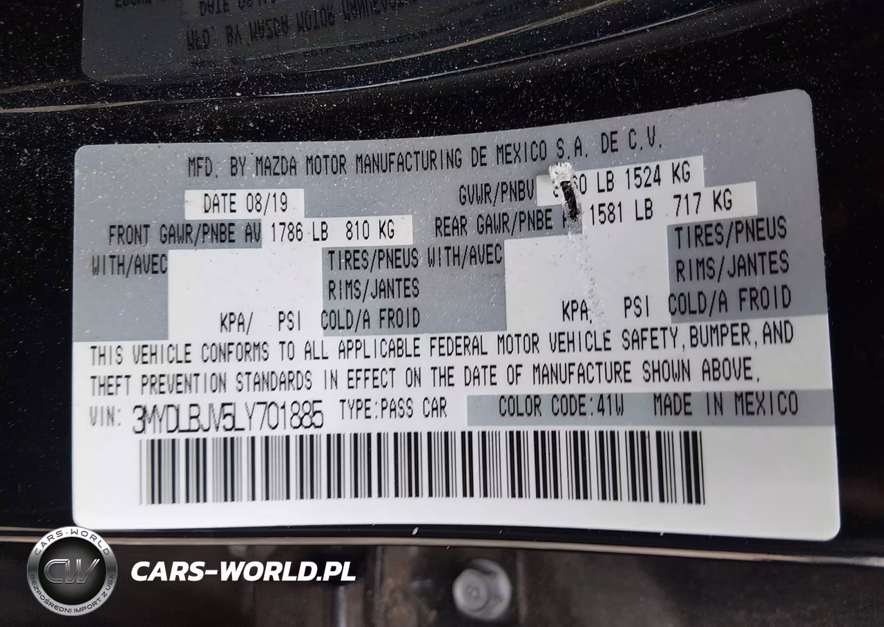 2020 Toyota Yaris Le VIN:3MYDLBJV5LY701885 - 9