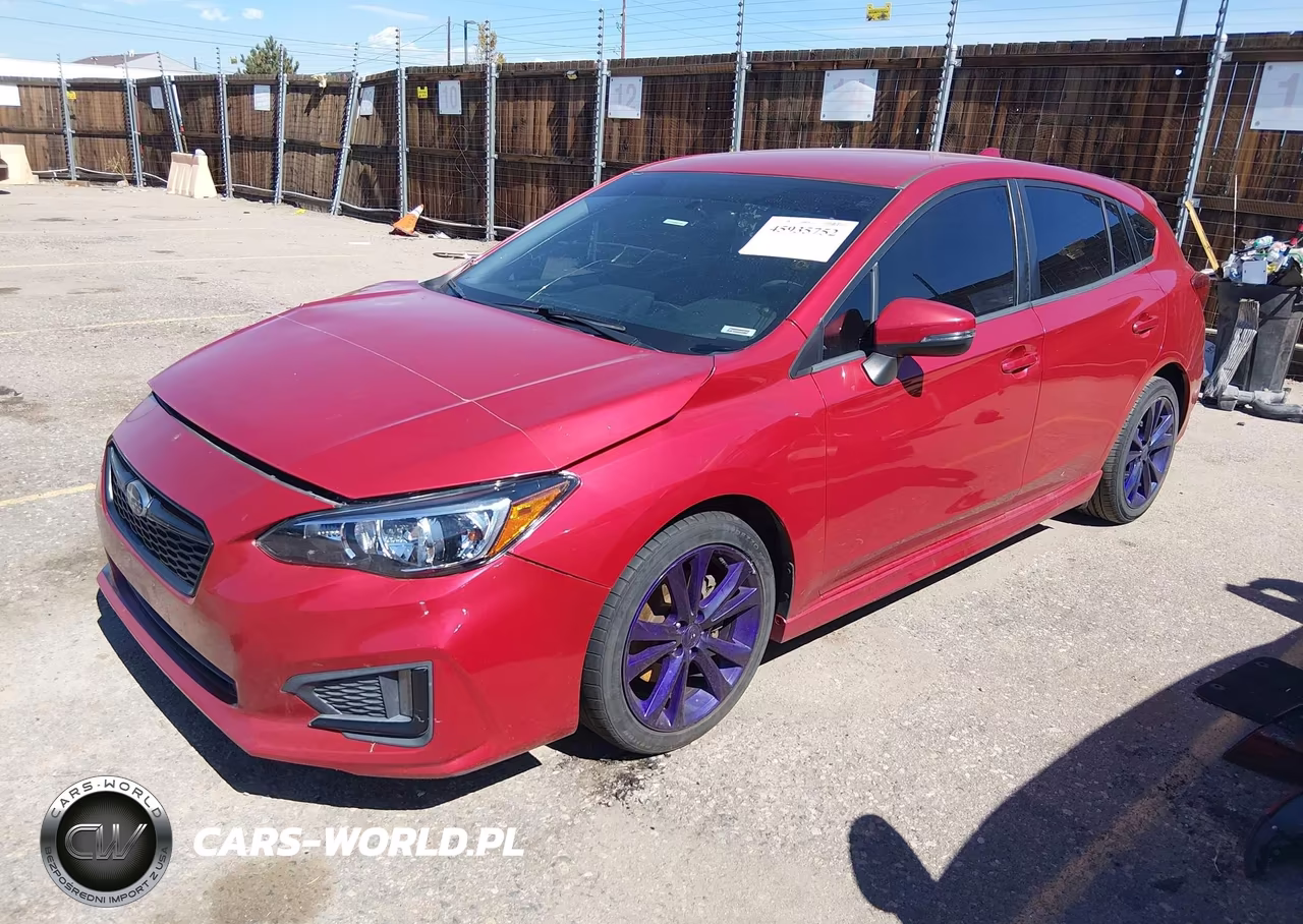 2017 Subaru Impreza 2.0I Sport VIN:4S3GTAK6XH3701118 - 2
