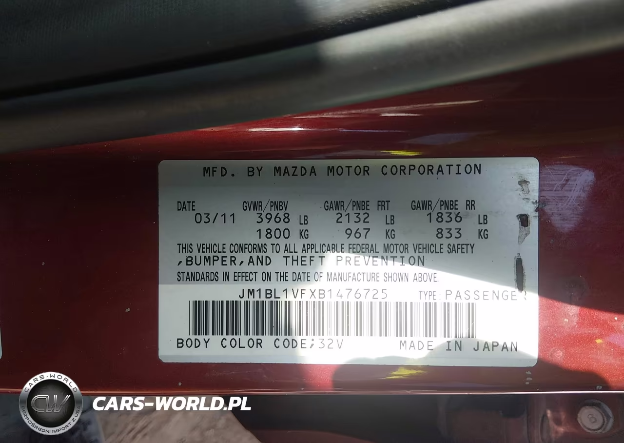 2011 Mazda Mazda3 I Touring VIN:JM1BL1VFXB1476725 - 9