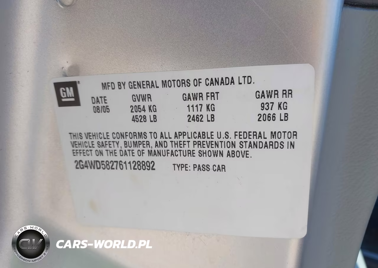 2006 Buick Lacrosse Cxl VIN:2G4WD582761128892 - 9