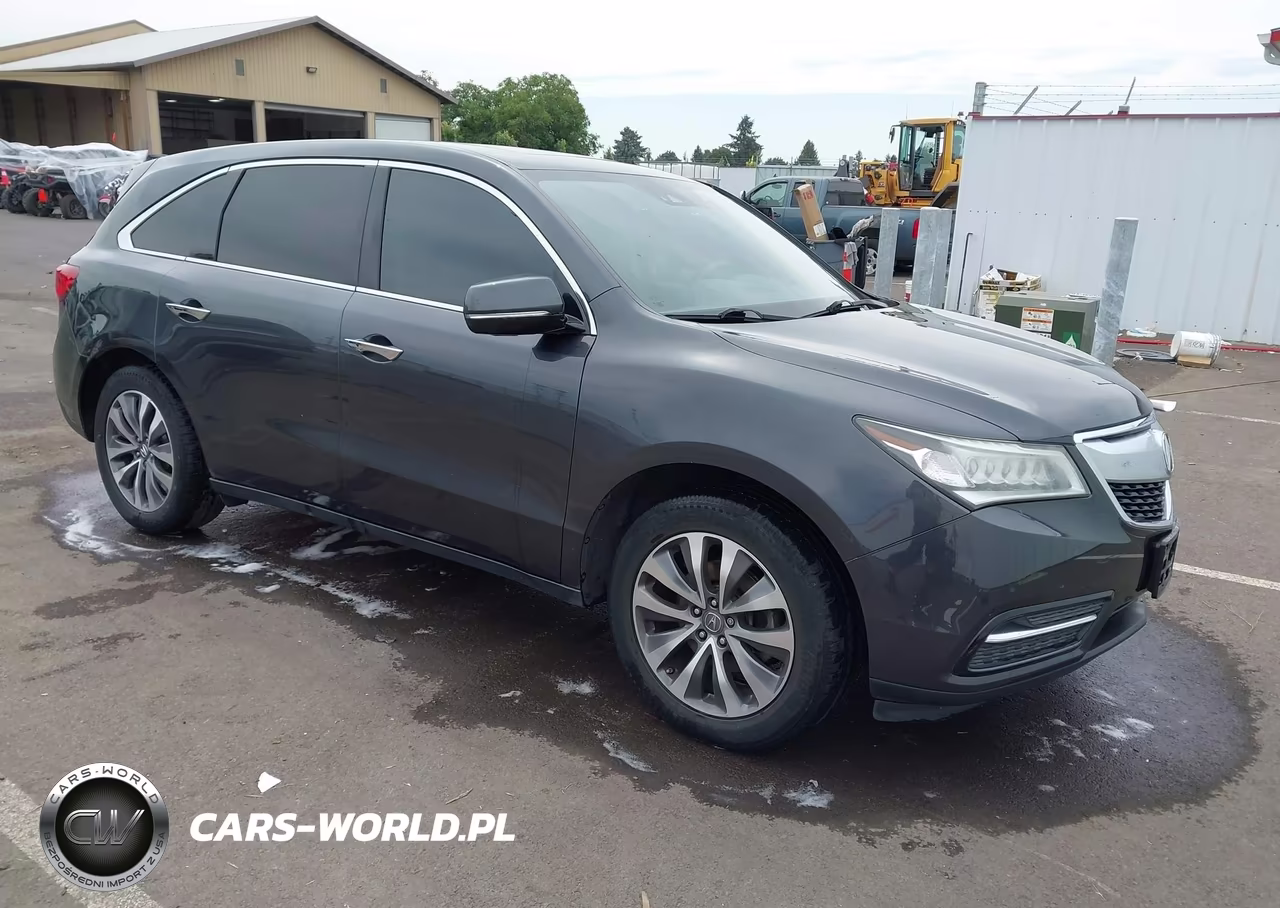 2016 Acura Mdx Technology Acurawatch Plus Packages-Technology Package