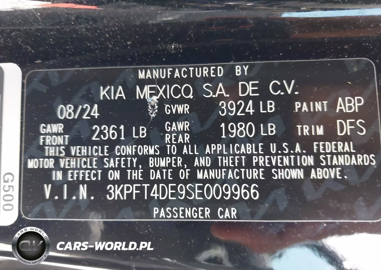 2025 Kia K4 Lx-Lxs VIN:3KPFT4DE9SE009966 - 9