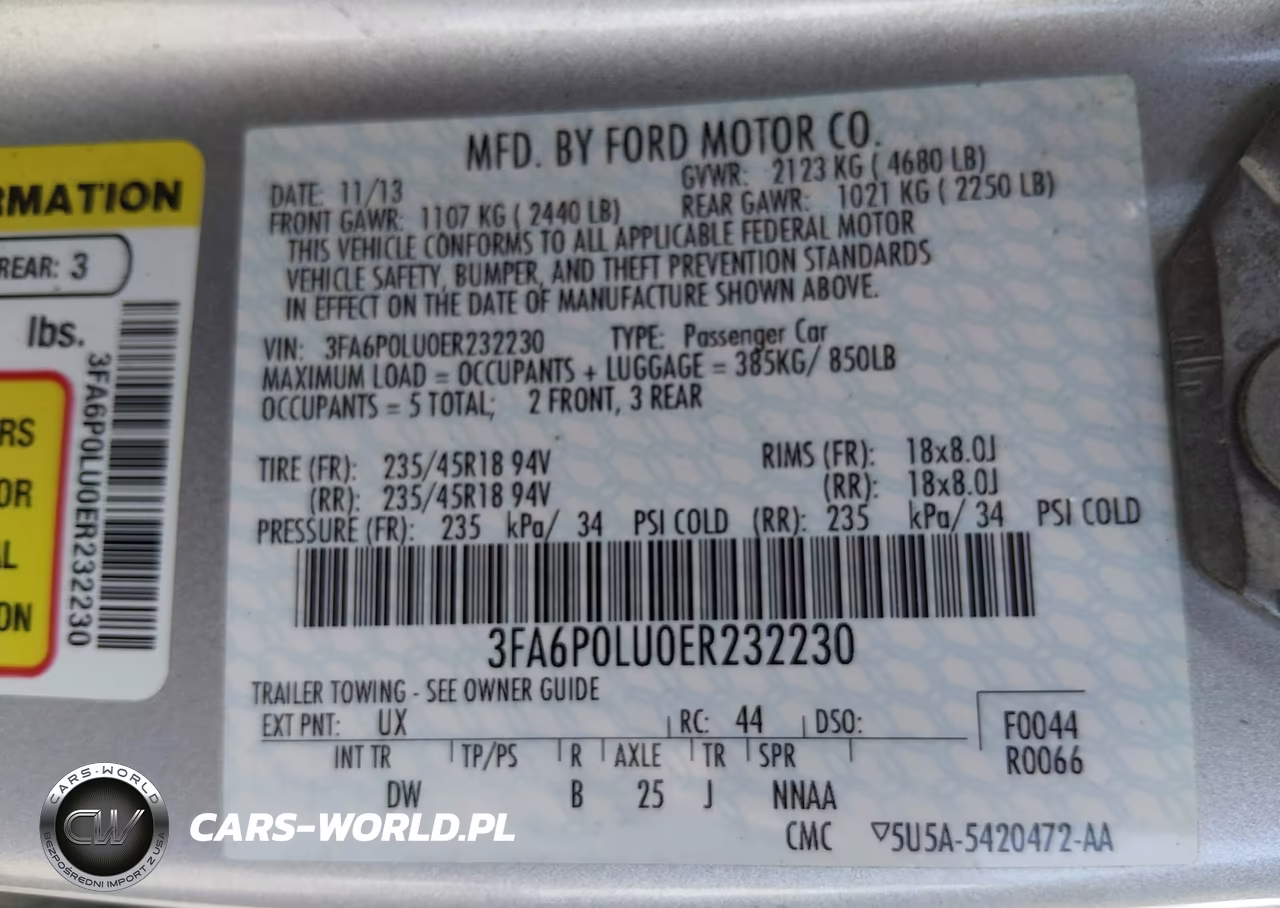2014 Ford Fusion Hybrid Se VIN:3FA6P0LU0ER232230 - 9