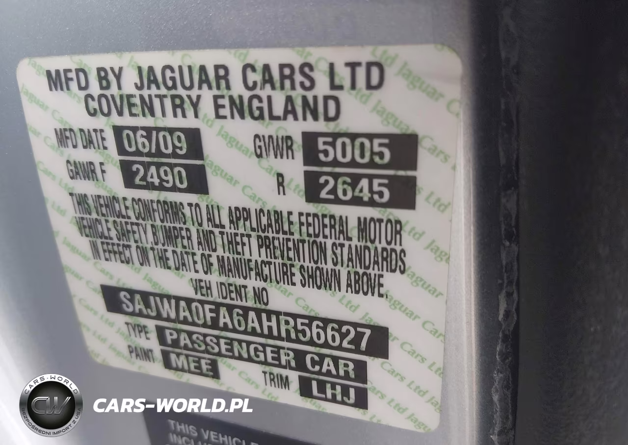 2010 Jaguar Xf VIN:SAJWA0FA6AHR56627 - 9