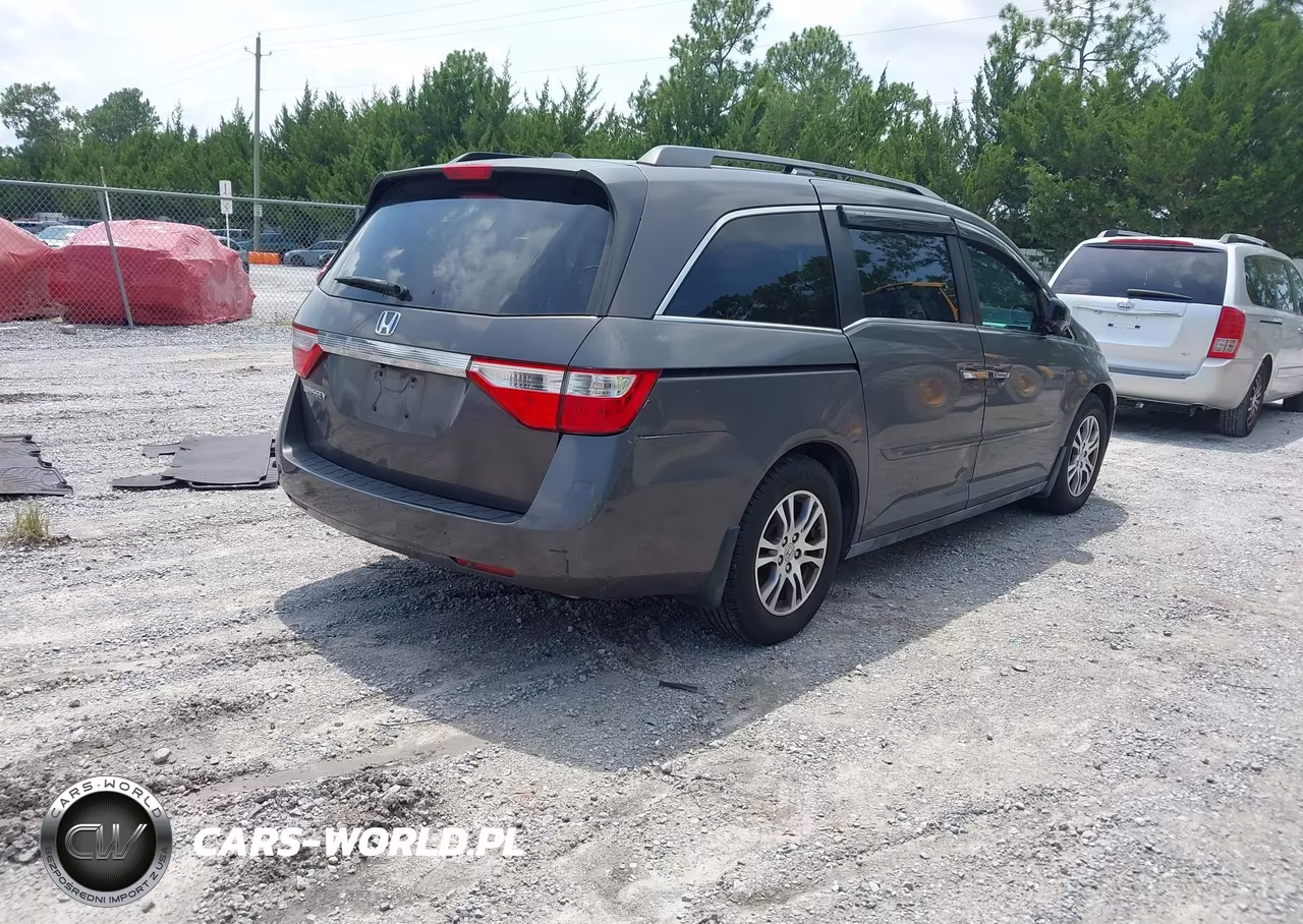 2012 Honda Odyssey Ex-L VIN:5FNRL5H68CB115262 - 4