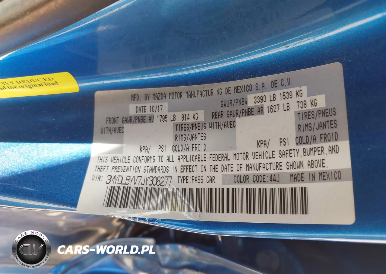 2018 Toyota Yaris Ia VIN:3MYDLBYV7JY308277 - 9