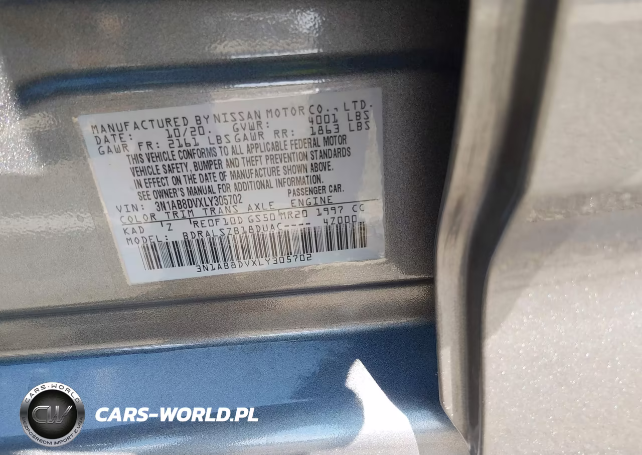 2020 Nissan Sentra Sr Xtronic Cvt VIN:3N1AB8DVXLY305702 - 9