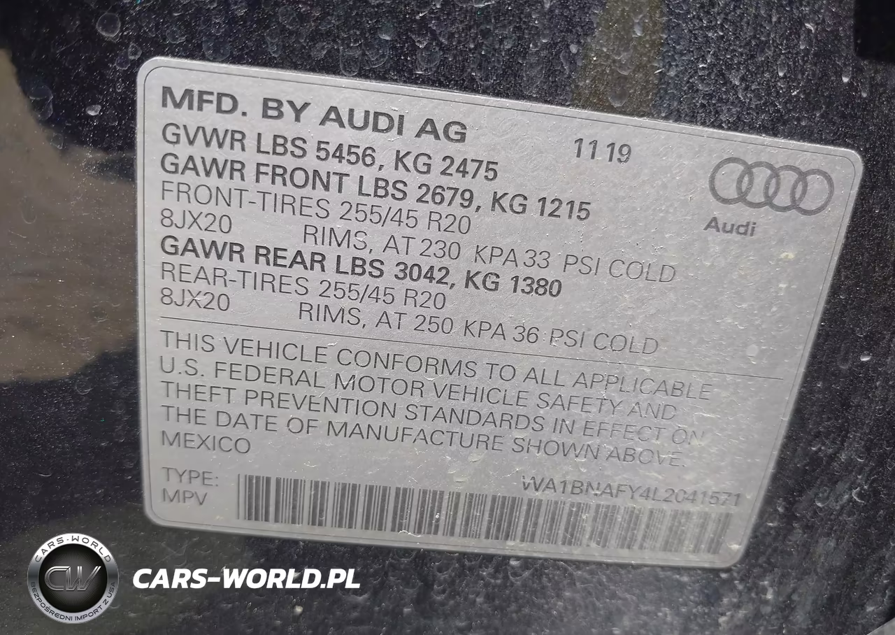 2020 Audi Q5 Premium Plus 45 Tfsi Quattro S Tronic VIN:WA1BNAFY4L2041571 - 9
