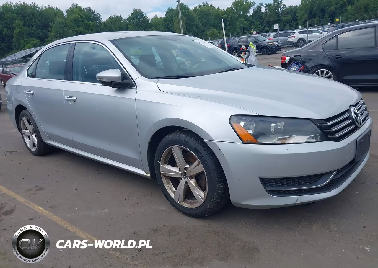 2012 Volkswagen Passat 2.5L Se VIN:1VWBP7A35CC098142 - 1