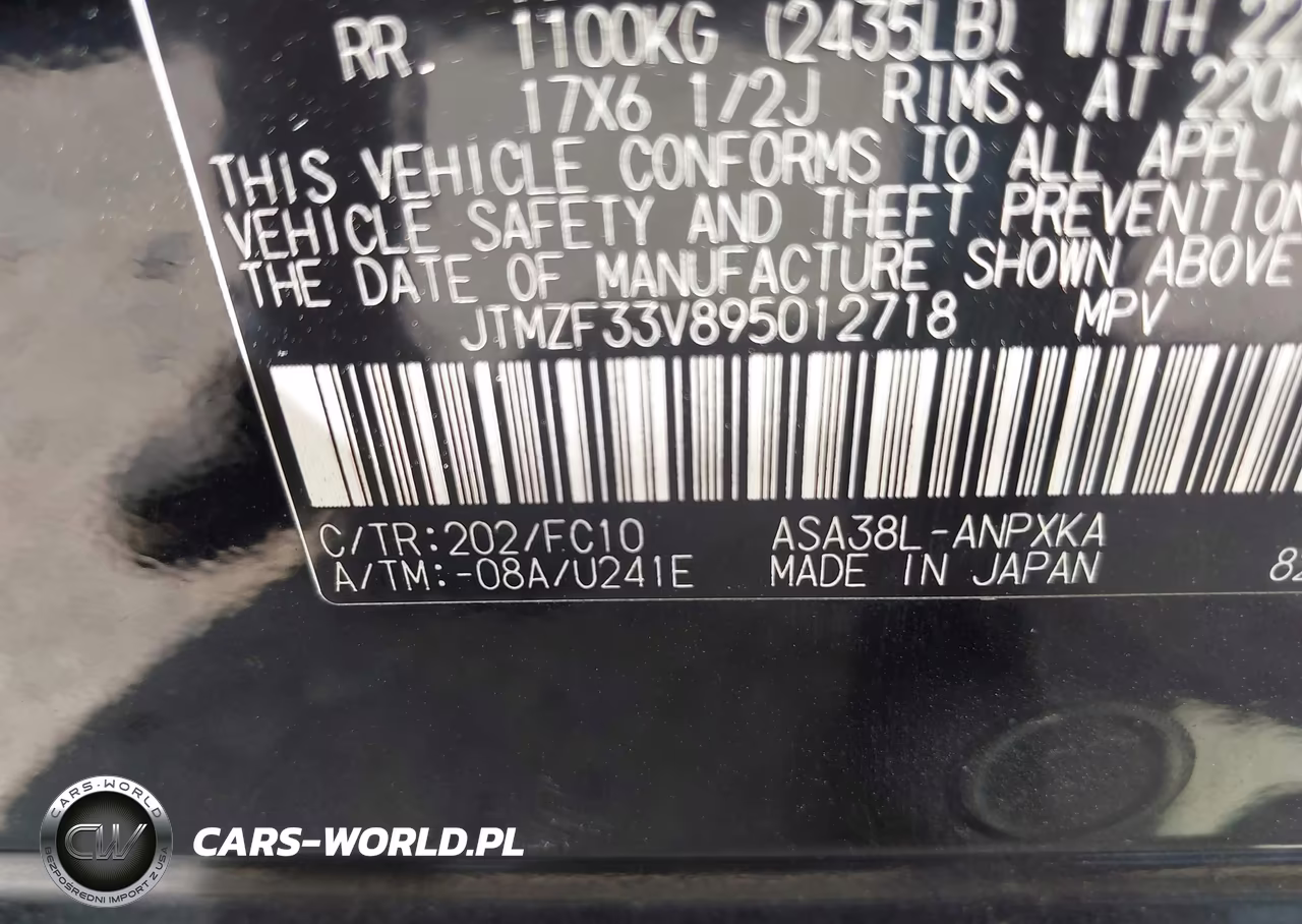 2009 Toyota Rav4 VIN:JTMZF33V895012718 - 9