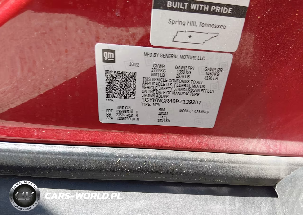 2023 Cadillac Xt5 Fwd Premium Luxury VIN:1GYKNCR40PZ139207 - 9