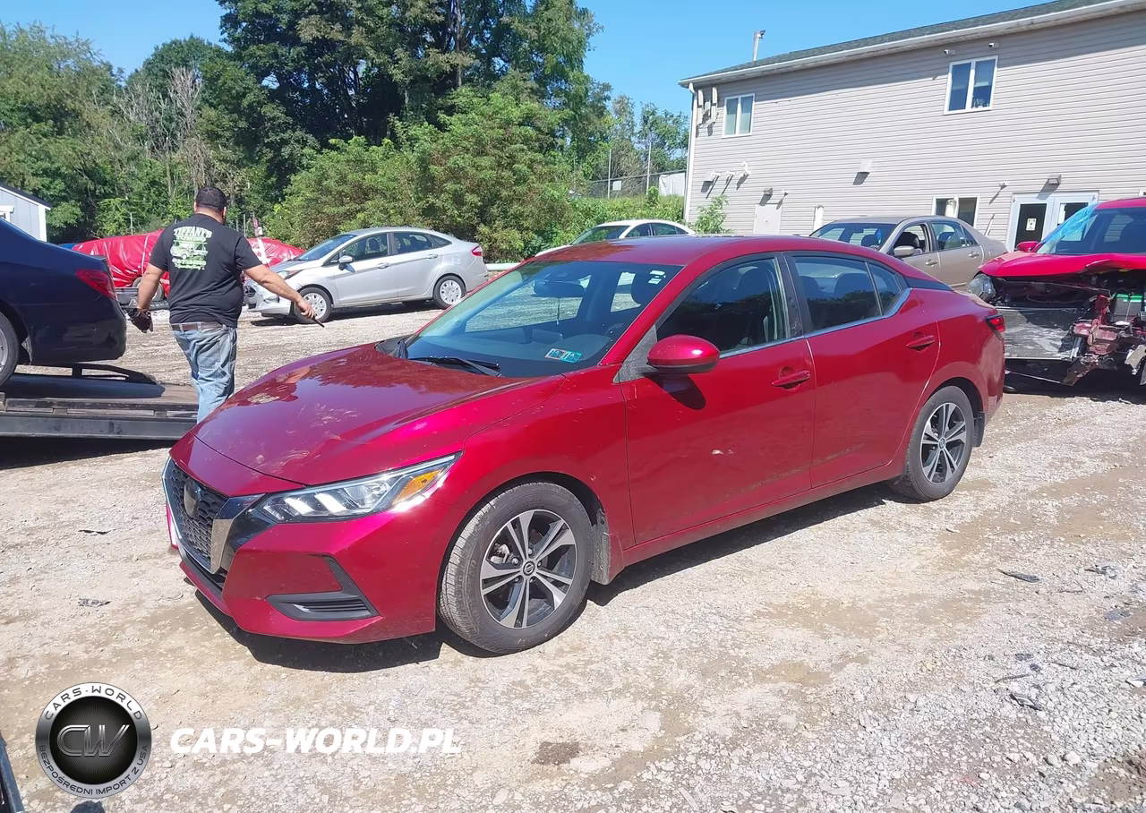 2021 Nissan Sentra Sv Xtronic Cvt VIN:3N1AB8CV8MY246183 - 2