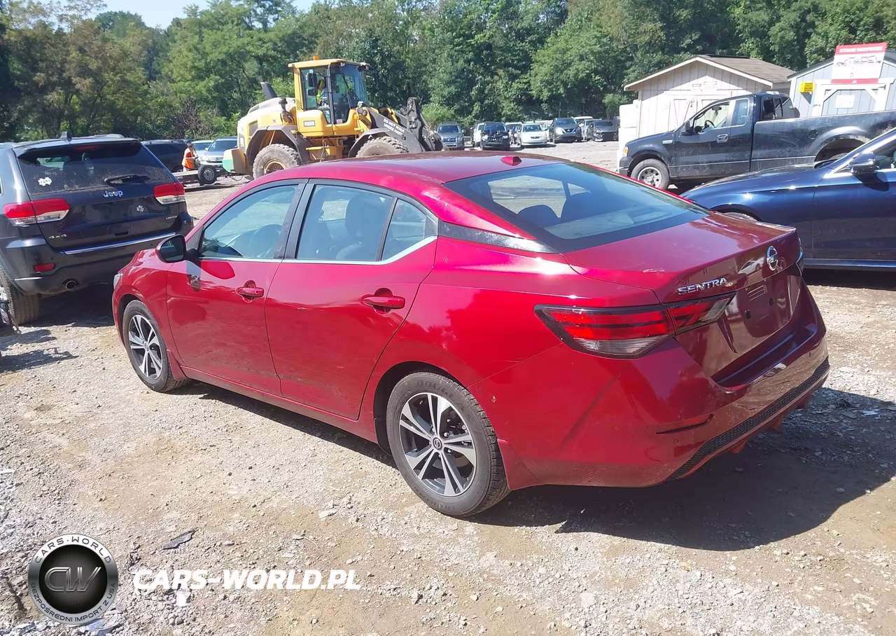 2021 Nissan Sentra Sv Xtronic Cvt VIN:3N1AB8CV8MY246183 - 3