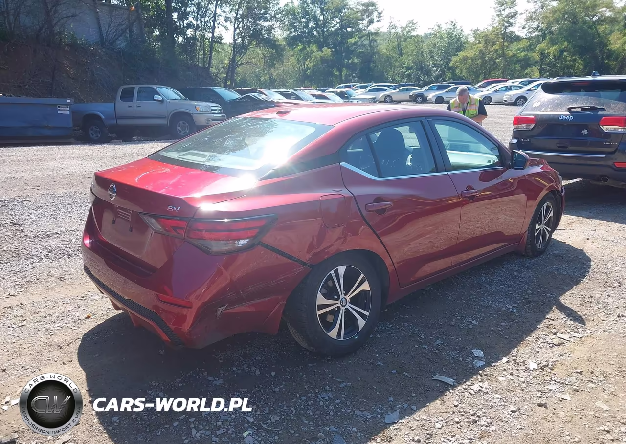 2021 Nissan Sentra Sv Xtronic Cvt VIN:3N1AB8CV8MY246183 - 4