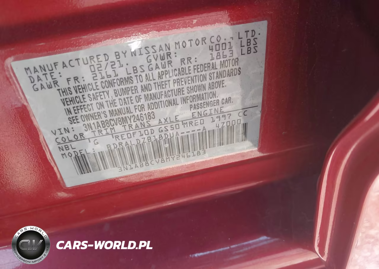 2021 Nissan Sentra Sv Xtronic Cvt VIN:3N1AB8CV8MY246183 - 9