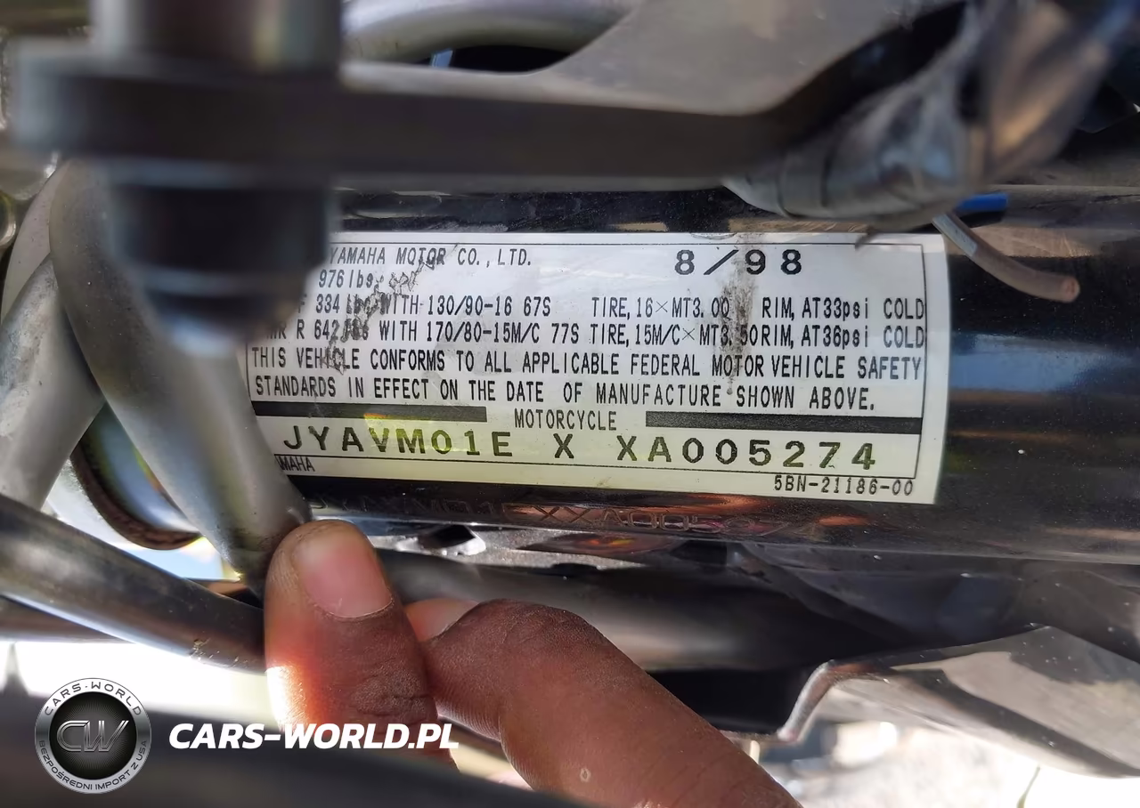 1999 Yamaha Xvs65 A VIN:JYAVM01EXXA005274 - 10