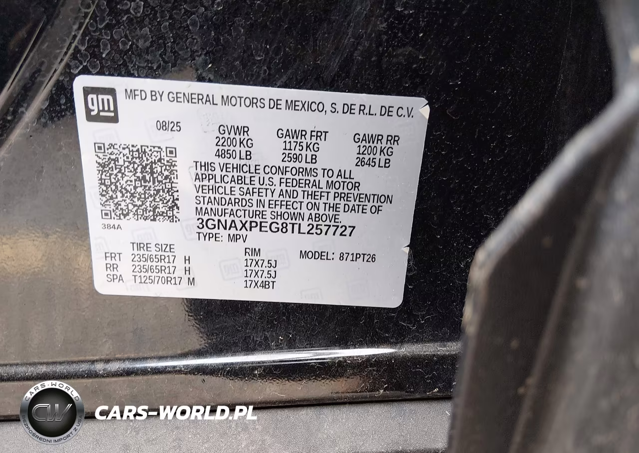 2026 Chevrolet Equinox Awd Lt VIN:3GNAXPEG8TL257727 - 9
