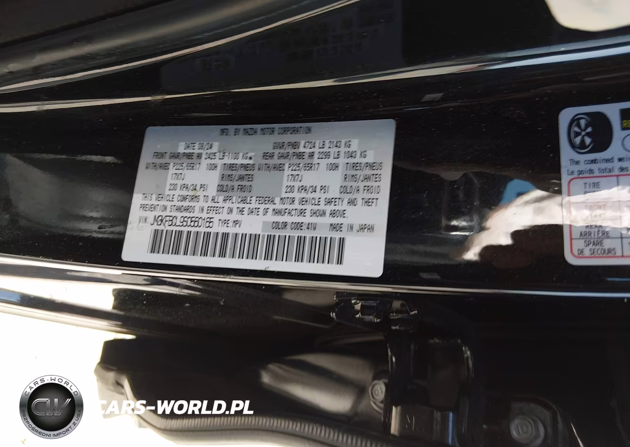 2025 Mazda Cx-5 2.5 S Preferred VIN:JM3KFBCL9S0560165 - 9